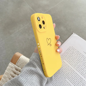 Soft Love Heart Phone Case For iPhone - Premium Phone Case from REYDETECH - Just $10.90! Shop now at Reydetech