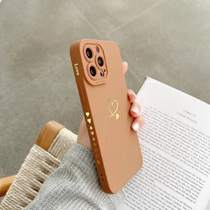 Soft Love Heart Phone Case For iPhone - Premium Phone Case from REYDETECH - Just $10.90! Shop now at Reydetech