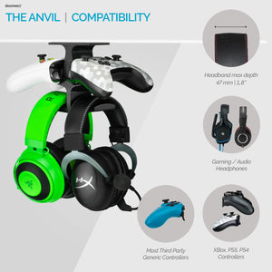 The Anvil - UnderDesk Dual Hanger - Premium  from Gadgets - Just $17.90! Shop now at Reydetech