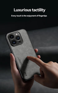 Luxury Leather Case For iPhone - Premium Phone Case from REYDETECH - Just $11.90! Shop now at Reydetech