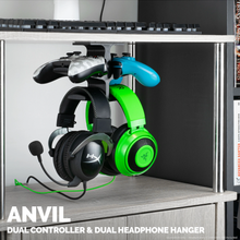 Load image into Gallery viewer, The Anvil - UnderDesk Dual Hanger - Premium  from Gadgets - Just $17.90! Shop now at Reydetech
